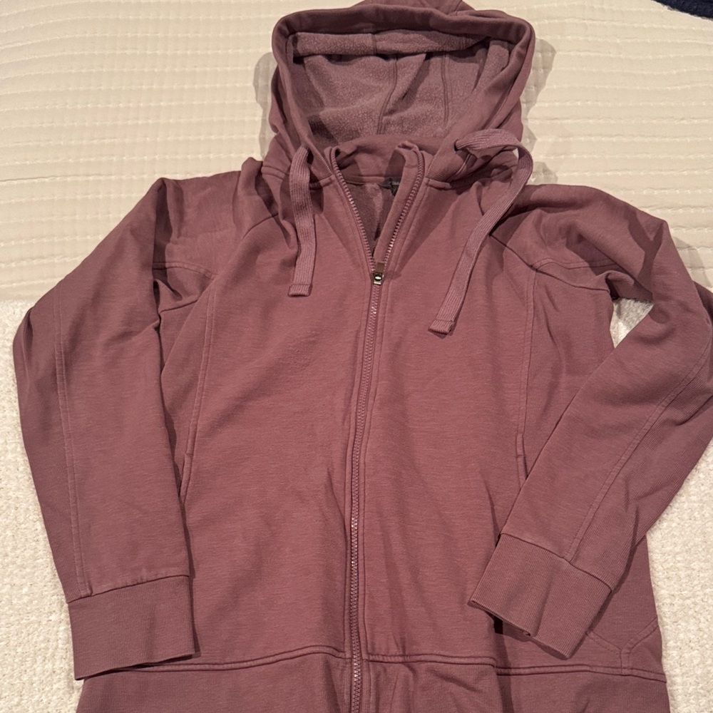 Eddie Bauer Mauve Zip-Up Hoodie